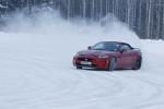 Jaguar XKR-S Convertible on Ice Drives in Finland 2012 года